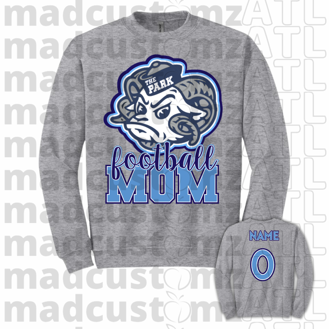CP Rams Football Mom Team Gear