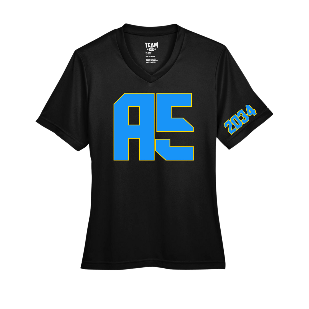 AE5 Team Shooting Shirt-Black/Blue