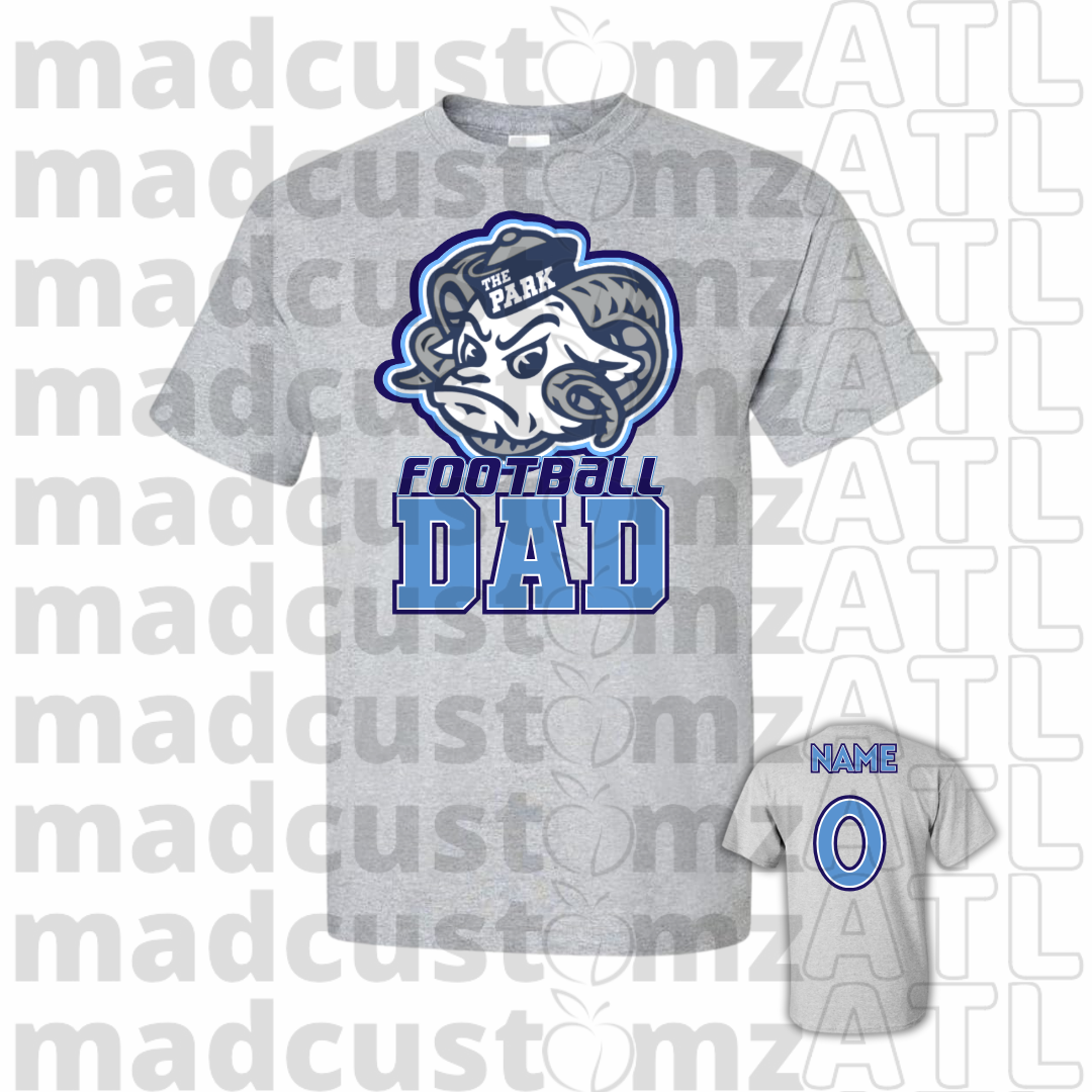 CP Rams Football Dad Team Gear