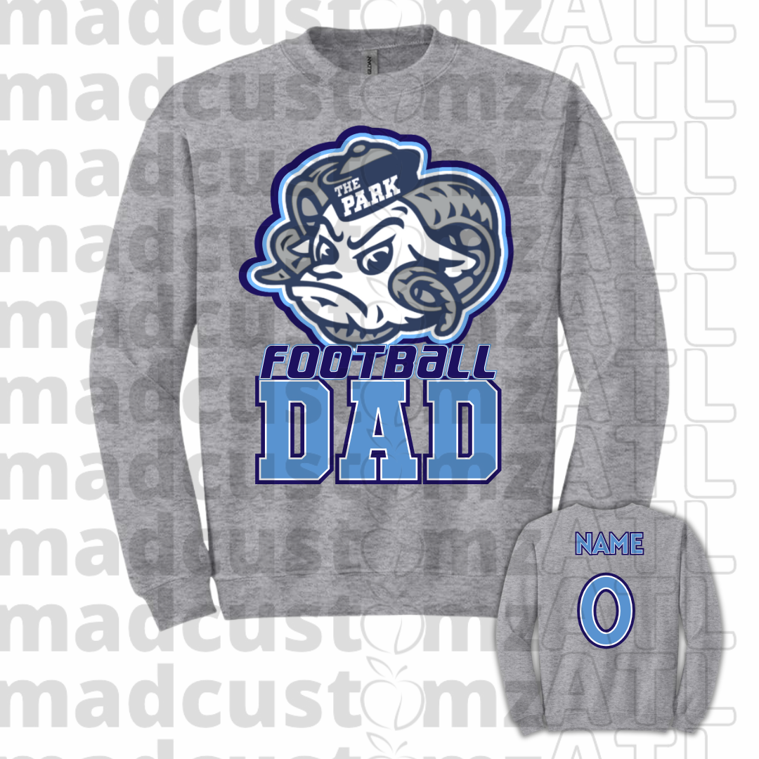 CP Rams Football Dad Team Gear