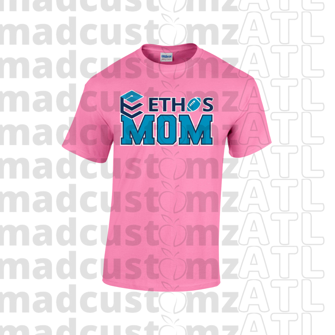 Pink Ethos Football Mom Tee