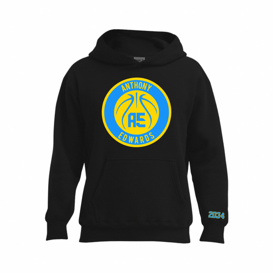 AE5 Circle Hoodie-Black/Blue
