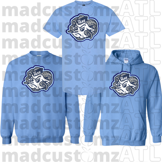 CP Rams Team Gear-Carolina Blue
