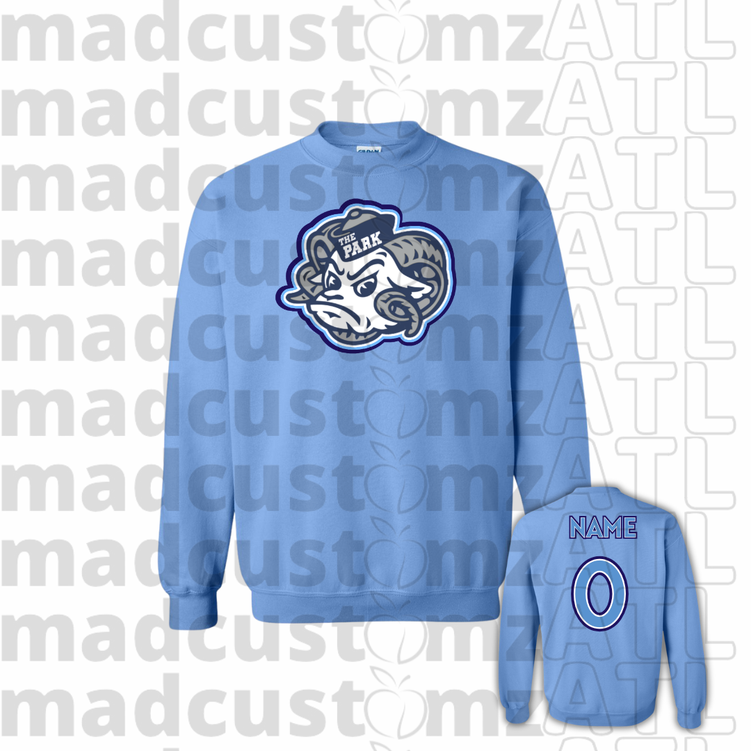 CP Rams Team Gear-Carolina Blue