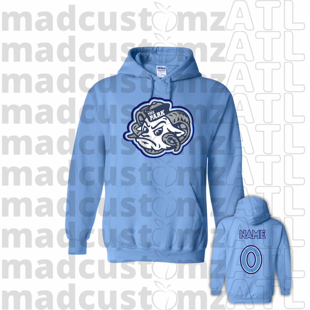CP Rams Team Gear-Carolina Blue