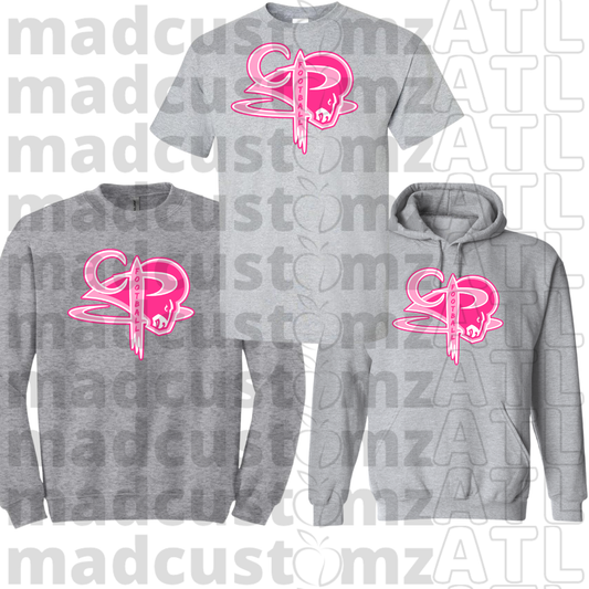 CP2 Lady Rams Football Team Gear-Grey