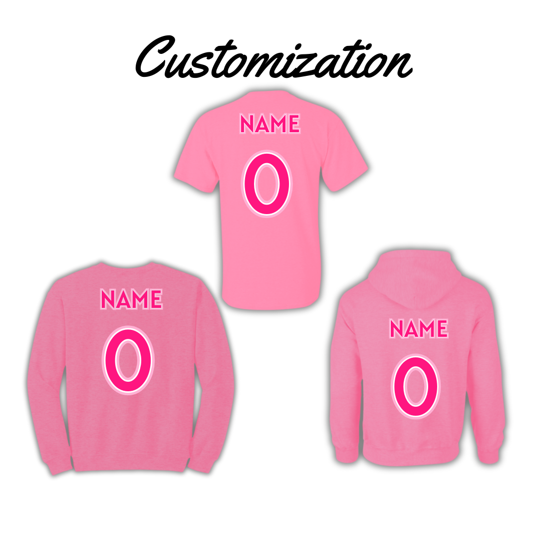 CP Lady Rams Mom Football Team Gear-Pink
