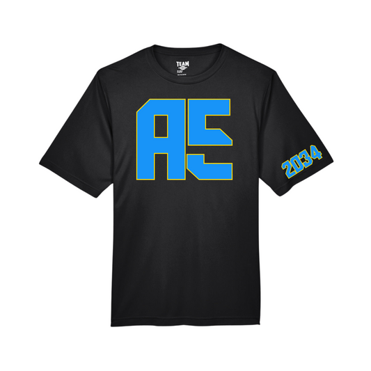 AE5 Team Shooting Shirt-Black/Blue