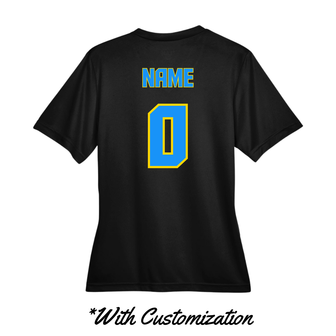 AE5 Team Shooting Shirt-Black/Blue