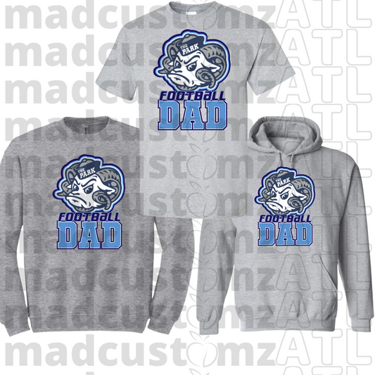 CP Rams Football Dad Team Gear