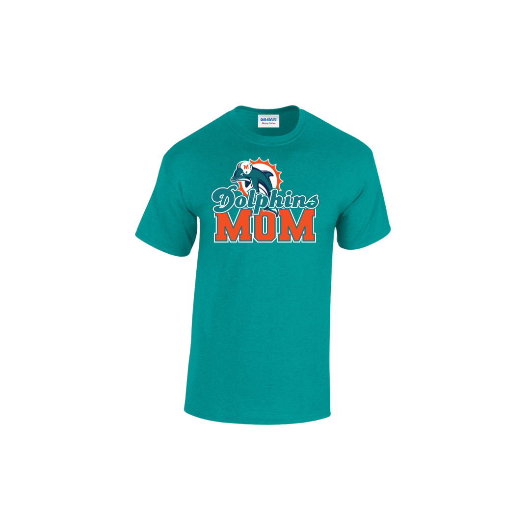 Dolphins Football Mom Tee